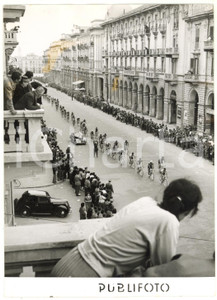 1955 CUNEO CICLISMO 38° Giro d'Italia - Passaggio dei corridori in Corso Nizza
