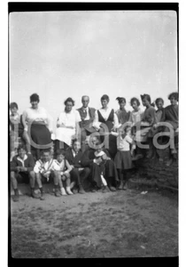 Fotografia d epoca originale 6x9cm NEGATIVO ORIGINALE  1920 MONTE GENEROSO LUGANO in gita sul monte 3 1