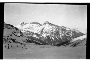Fotografia d epoca originale 1921 PASSO SPLUGA Strada innevata verso il passo NEGATIVO ORIGINALE 1 1