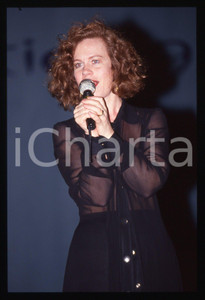 35mm vintage slide* 1993 MUSICA Sarah Jane MORRIS Ritratto della cantante (2)