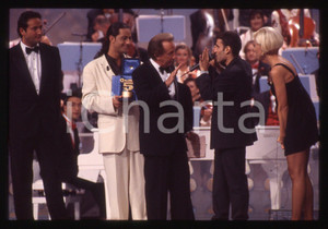 35mm vintage slide* 1994 CANALE 5 - FIORELLO Mike BONGIORNO Sal DA VINCI (1)