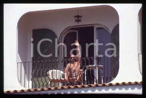 35mm vintage slide* 1990ca GOSSIP Rosario FIORELLO paparazzato in vacanza (5)