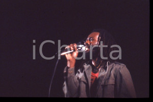 35mm vintage slide*1995ca MUSICA - REGGAE Burning SPEAR Ritratto del cantante 9
