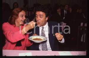 35mm vintage slide* 1995ca ITALIA COSTUME Gianni NAZZARO Nada OVCINA Ritratto 3