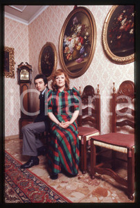 35mm vintage slide* 1975ca COSTUME Orietta BERTI Osvaldo PATERLINI Ritratto 1