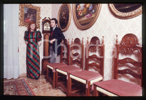 35mm vintage slide* 1975ca COSTUME Orietta BERTI Osvaldo PATERLINI Ritratto 2