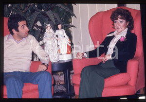 35mm vintage slide* 1980ca COSTUME Orietta BERTI Osvaldo PATERLINI Ritratto 3