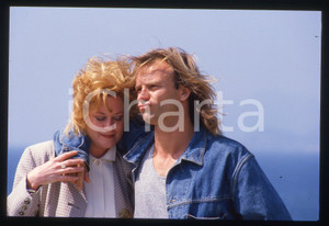 35mm vintage slide* 1988 CANNES Melanie GRIFFITH e STING Ritratto (1)