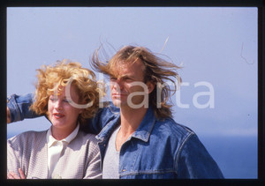 35mm vintage slide* 1988 CANNES Melanie GRIFFITH con STING Ritratto (4)