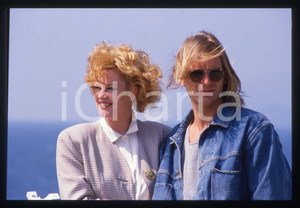 35mm vintage slide* 1988 CANNES Melanie GRIFFITH con STING Ritratto (5)