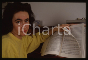 35mm vintage slide* 1990ca MILANO Anna WILHELM - Direttrice d'orchestra (1)