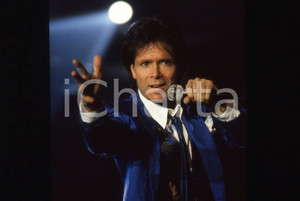 35mm vintage slide* 1989 SANREMO Cliff RICHARD sul palco del PALABARILLA (3)