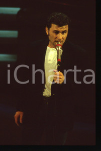 35mm vintage slide* 1992 SANREMO - BRACCO DI GRACI Ritratto del cantante (3)