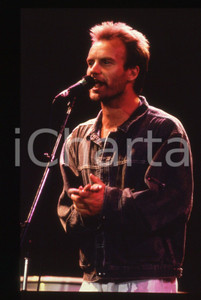 35mm vintage slide* 1990ca MUSICA - STING Gordon SUMNER Ritratto del cantante 3