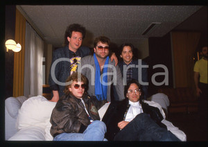 35mm vintage slide* 1988 SANREMO Joseph WILLIAMS Steve LUKATER dei TOTO (14)