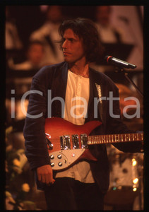 35mm vintage slide* 1995 SANREMO Fedele BOCCASSINI al Teatro Ariston (1)