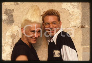 35mm vintage slide* 1980ca VERONA Maurizio ARCIERI Christina MOSER dei KRISMA 8