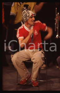 35mm vintage slide* 1999 RAI 1 Manu CHAO a FRANCAMENTE ME NE INFISCHIO 3