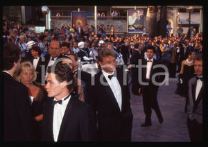 35mm vintage slide* 1990 CANNES Johnny HALLYDAY al Festival del Cinema 