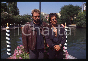 35mm vintage slide* 1990 Venezia LUC BESSON ed ERIC SERRA (compositore)