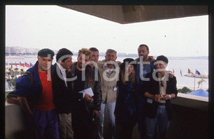 35mm vintage slide*1988 FESTIVAL CANNES Luc BESSON e cast film "Le grand bleu" 3