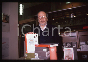 35mm vintage slide*1989 MILANO Edgar DOCTOROW presenta romanzo "Billy Bathgate"2