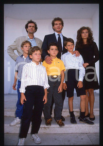 35mm vintage slide* 1989 Giacomo CAMPIOTTI ed il cast di "Corsa di primavera" 11