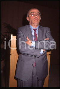 35mm vintage slide* 1998 MILANO POLITICA Salvatore SCIASCIA 11