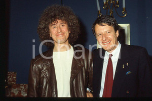 35mm vintage slide*1987 "Luci lontane" Angelo BRANDUARDI  e Claudio ARGENTO 1