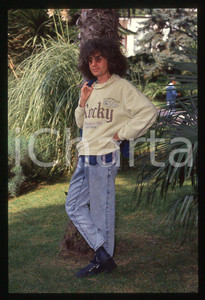 35mm vintage slide*1990 ROMA MUSICA Angelo BRANDUARDI set fotografico 6