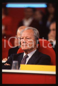 35mm vintage slide*1989 MILANO  Willy BRANDT congresso del PSI 1