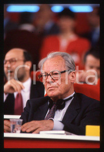 35mm vintage slide*1989 MILANO  Willy BRANDT congresso del PSI 4