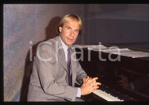 35mm vintage slide*1982 MUSICA Richard CLAYDERMAN concerto in salotto privato 15