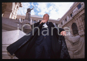35mm vintage slide* ROMA 1998 Gaetano PECORELLA in vesti universitarie 5