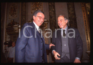 35mm vintage slide* 1999 MILANO  Gaetano PECORELLA ad un convegno 8