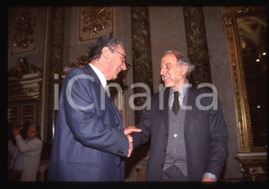 35mm vintage slide* 1999 MILANO  Gaetano PECORELLA ad un convegno 10