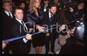 35mm vintage slide* 1990 MODA Elle MACPHERSON inaugurazione LOUIS VUITTON 2
