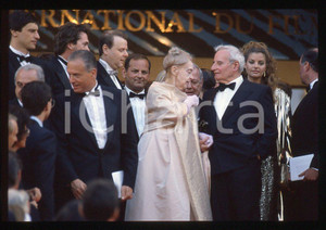 Fotografia d epoca originale 35mm vintage slide 1992 CANNES CINEMA Lillian GISH 1