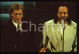 35mm vintage slide* 1992 SANREMO Andrea MINGARDI ed Alessandro BONO 3