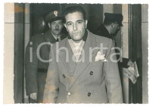 Fotografia d epoca originale 1949 CRONACA  PRATO Processo delle polverine  Massimo MASSAI  Foto 15x10 cm 1