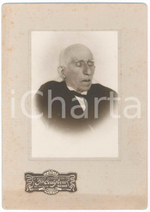 1897 SCHIO (VI) Ritratto di Antonio BOTTENE - Foto POST MORTEM 17x23 cm