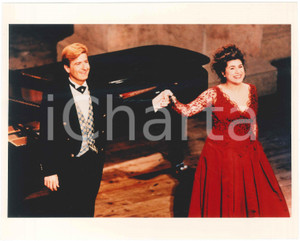 Fotografia d epoca originale 1998 VICENZA Teatro Olimpico  Cecilia BARTOLI e JeanYves THIBAUDET  Foto 2 1