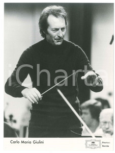 Fotografia d epoca originale 1990 ca MUSICA CLASSICA Carlo Maria GIULINI Ritratto durante le prove  Foto 4 1