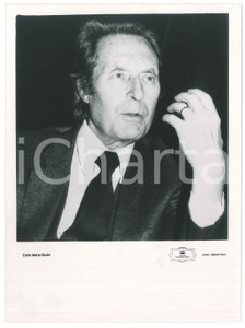 Fotografia d epoca originale 1990 ca MUSICA Carlo Maria GIULINI Ritratto del direttore d orchestra  Foto 7 1