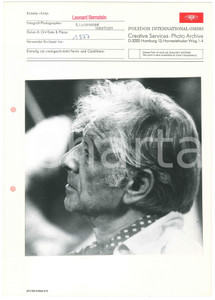 1977 MUSICA CLASSICA Leonard BERNSTEIN Photo POLYDOR 21x30 cm (1) Fotografia d'epoca, montata su cartoncino.EDITORE: Polydor International Gmbh FAIR/discreto Fori di classificatore al margine sinistro Formato: 21x30 cm / 17x17 cm originale e autentica 1
