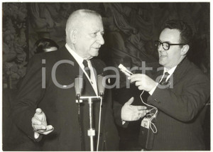 1959 ROMA Palazzo del Quirinale - Conferenza stampa di Raffaele DE CARO *Foto