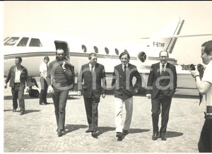 1972 ROMA AUTOMOBILISMO Arrivo di Graham HILL e Henri PESCAROLO con aereo F-BTMF