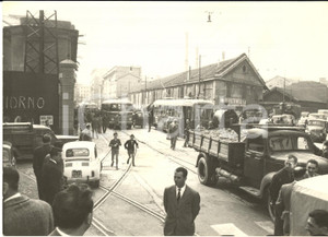 1954 GENOVA Sciopero operai SAN GIORGIO - Il corteo in città *Foto 18x13