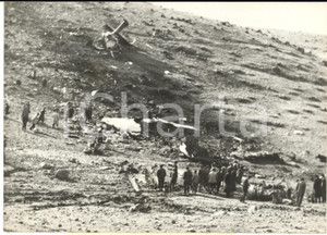 1960 ANKARA Inquirenti sul luogo dell'incidente aereo CARAVELLE SAS *Foto