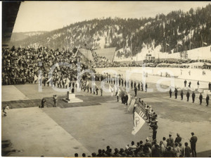 1960 OLIMPIADI SQUAW VALLEY Cerimonia di chiusura - Fotografia 18x13 cm